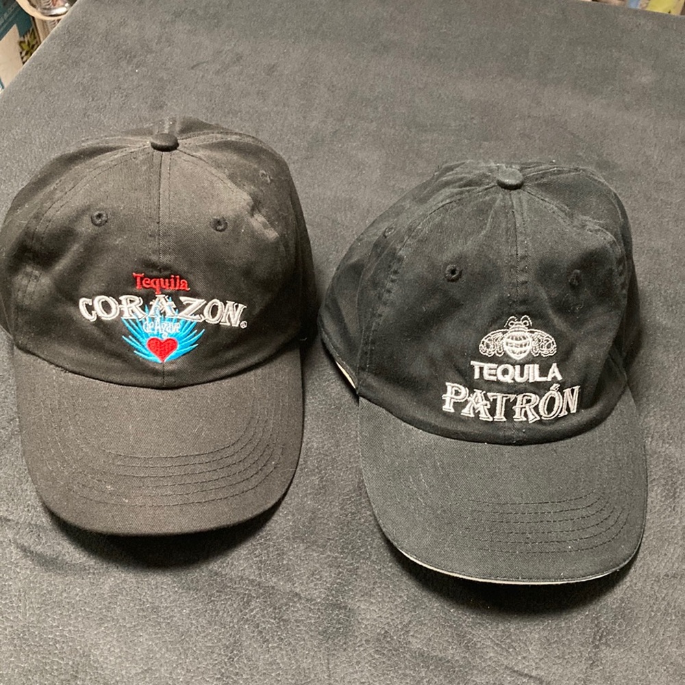 Brand new, never worn-Pair of tequila ball caps with adjustable sizing